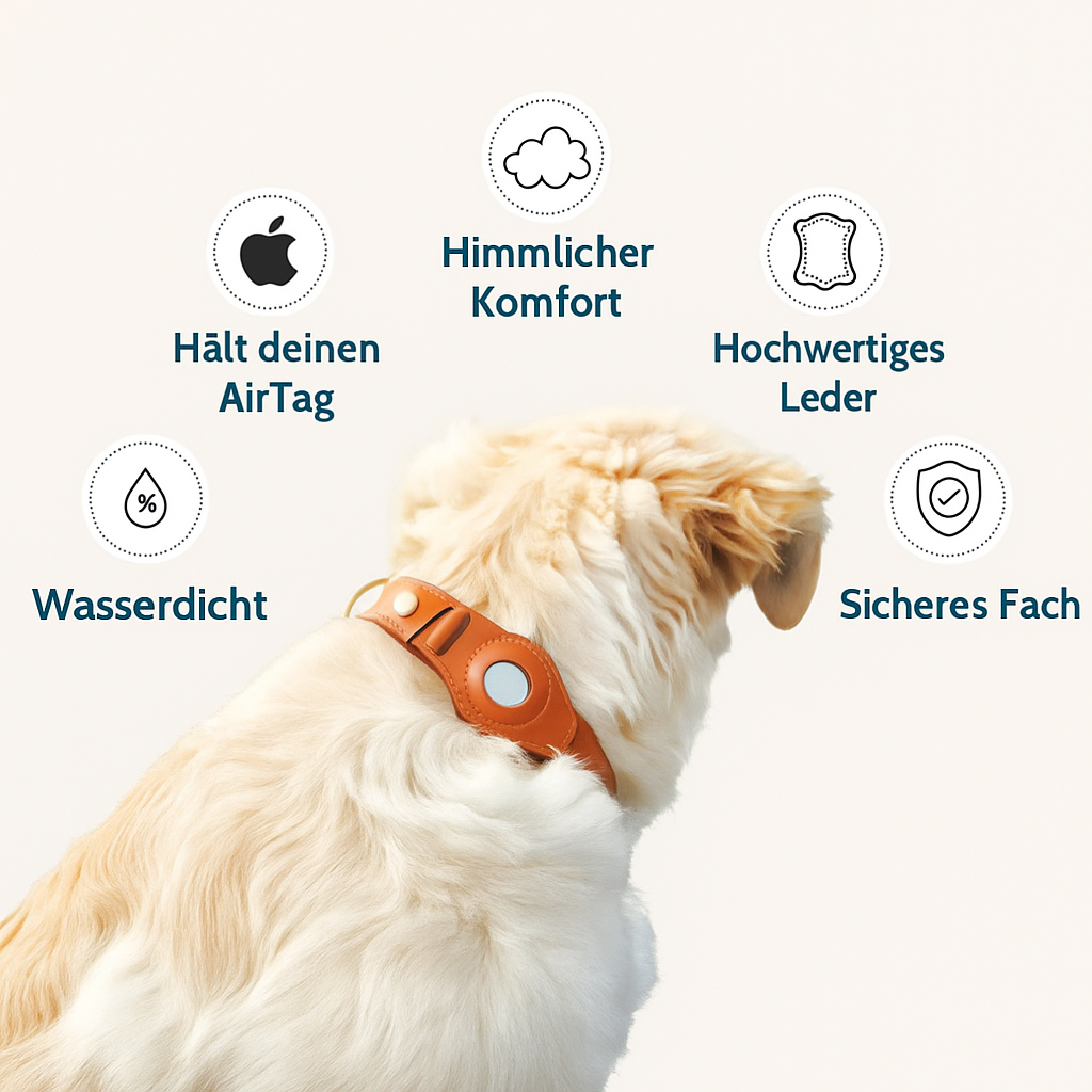 Airtag-Halsband für Haustiere
