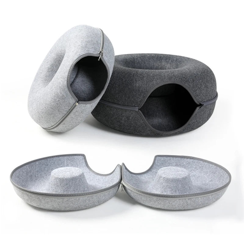 CozyRing – Donut-Bett & Spieltunnel in einem