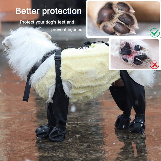PawBoots – Schutzschuhe für kleine & große Hunde (4 Stück)